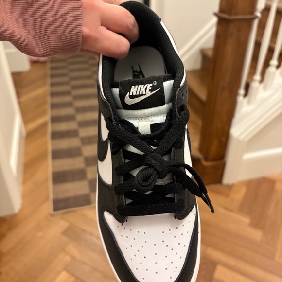 Dunk Low Retro Sneakers Black & White size 7 - Picture 2 of 3